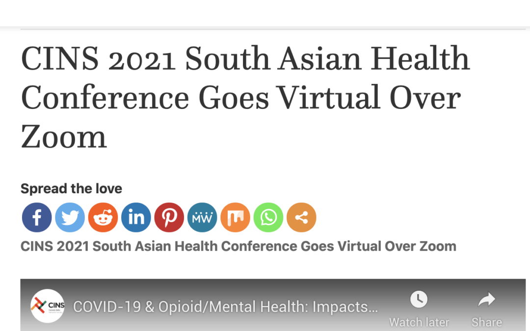 Urban Asian: CINS 2021 South Asian Health Conference Goes Virtual
