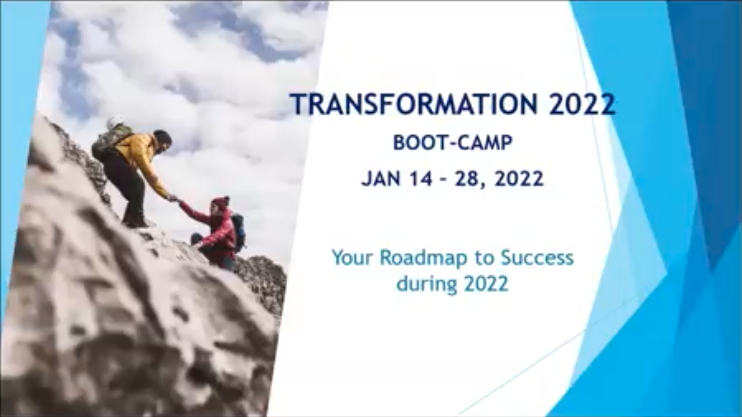 Transformation Boot-Camp 2022